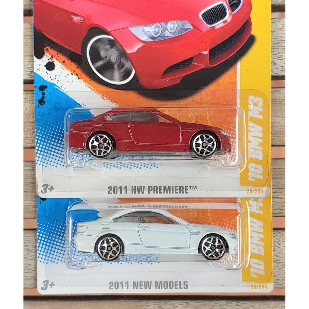 1:64 Hot Wheels 70 BMW M3 比例模型車(白紅)