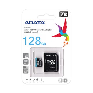 ADATA威剛 記憶卡128G 台灣製micro SDXC 128GB 記憶卡 高速讀寫[贈轉卡]