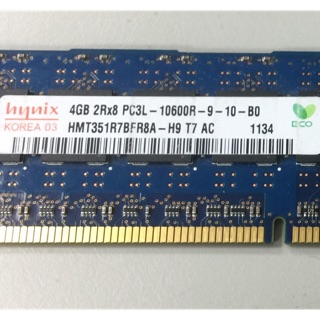 Hynix 4G PC3L-10600R DDR3-1333 ECC 1.35V