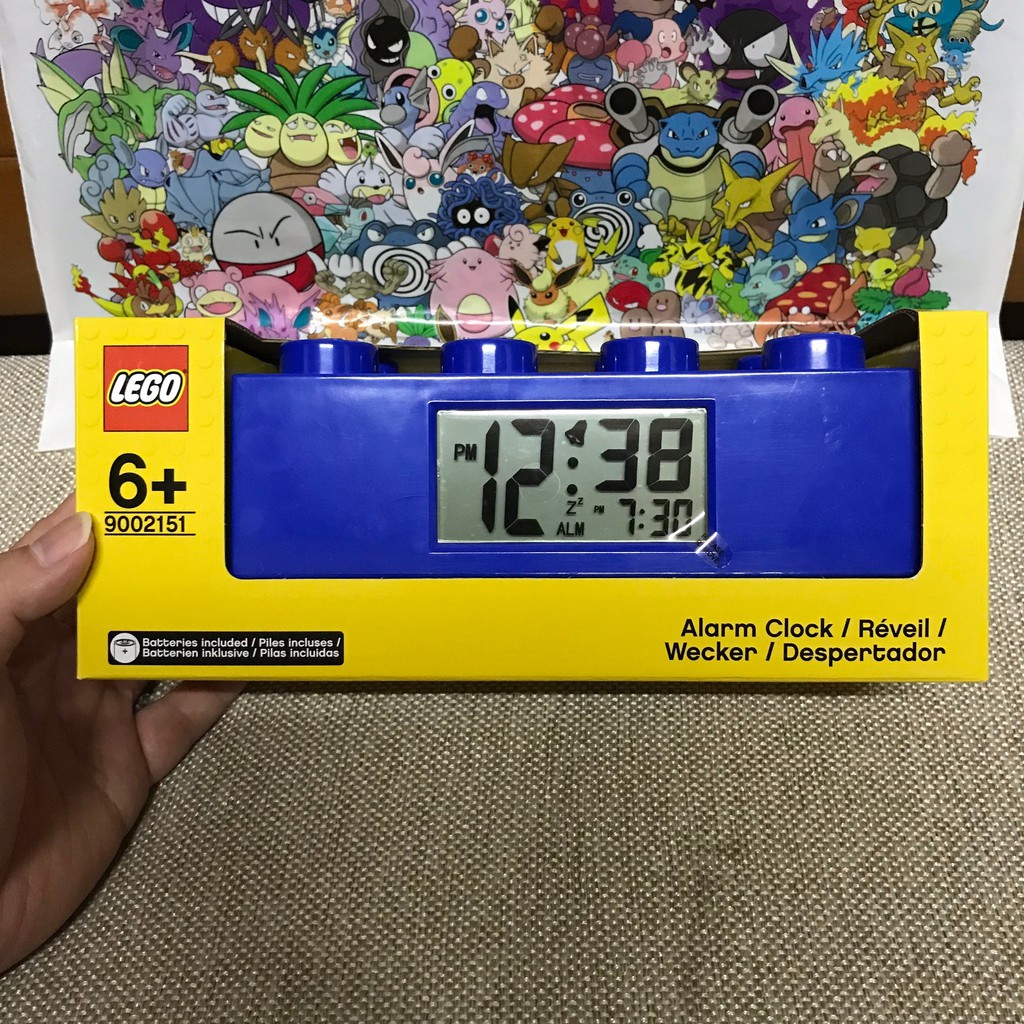 【全新未拆】LEGO 樂高 9002151 鐘 時鐘 鬧鐘 電子鐘 經典2x4積木系列 藍色