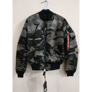 ALPHA MA-1 SLIM FLIGHT JACKET 迷彩合身 飛行外套