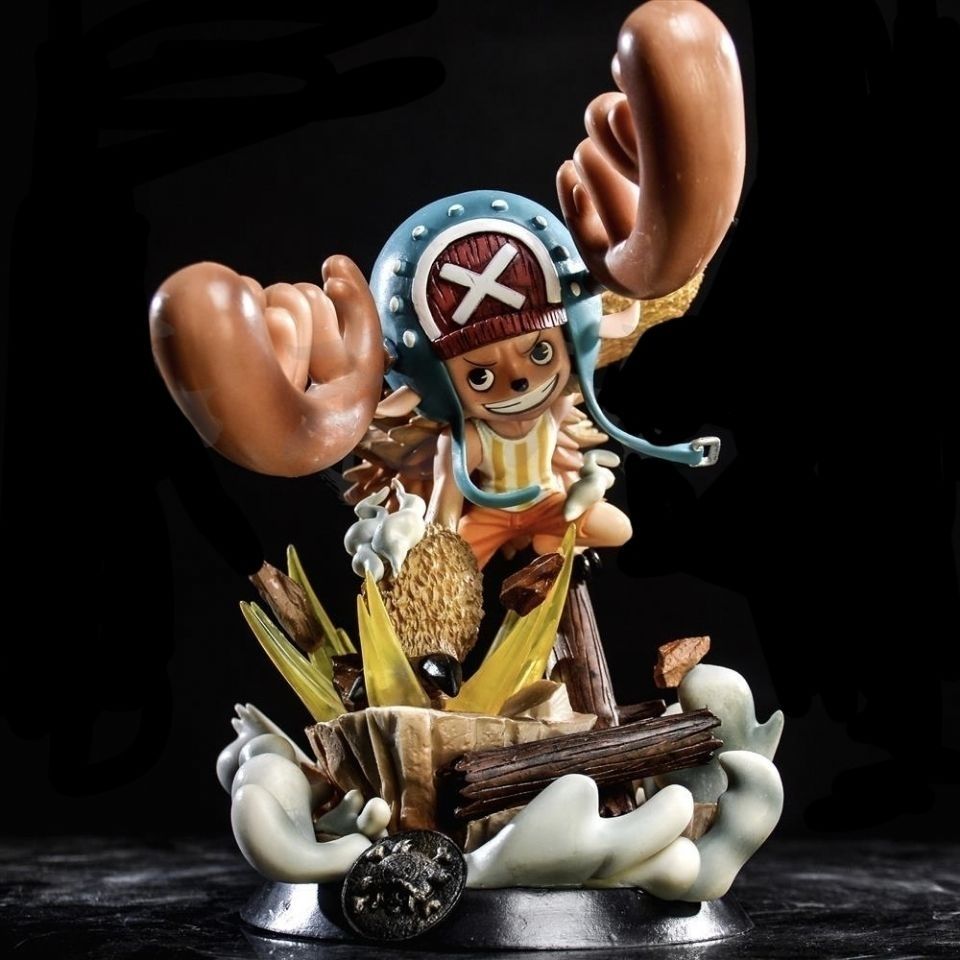 熱賣-海賊王PT喬巴托尼角强化公仔模型手辦超大玩偶雕像擺件學生禮物