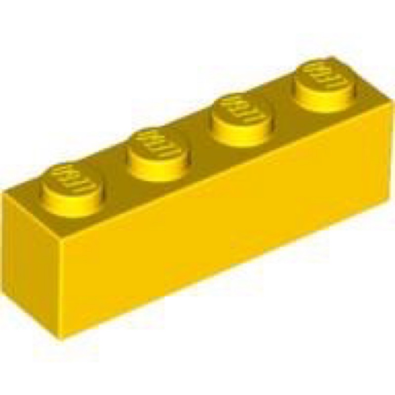 ||高雄 宅媽|樂高 積木|| LEGO 3010/301024 Bright Yellow Brick 1x4 黃色