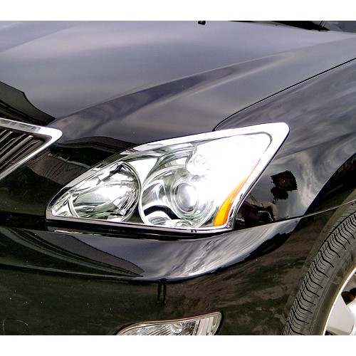 圓夢工廠 Lexus RX330 RX350 RX400h 2004~2009 改裝 鍍鉻銀 車燈框 前燈框 頭燈框飾貼