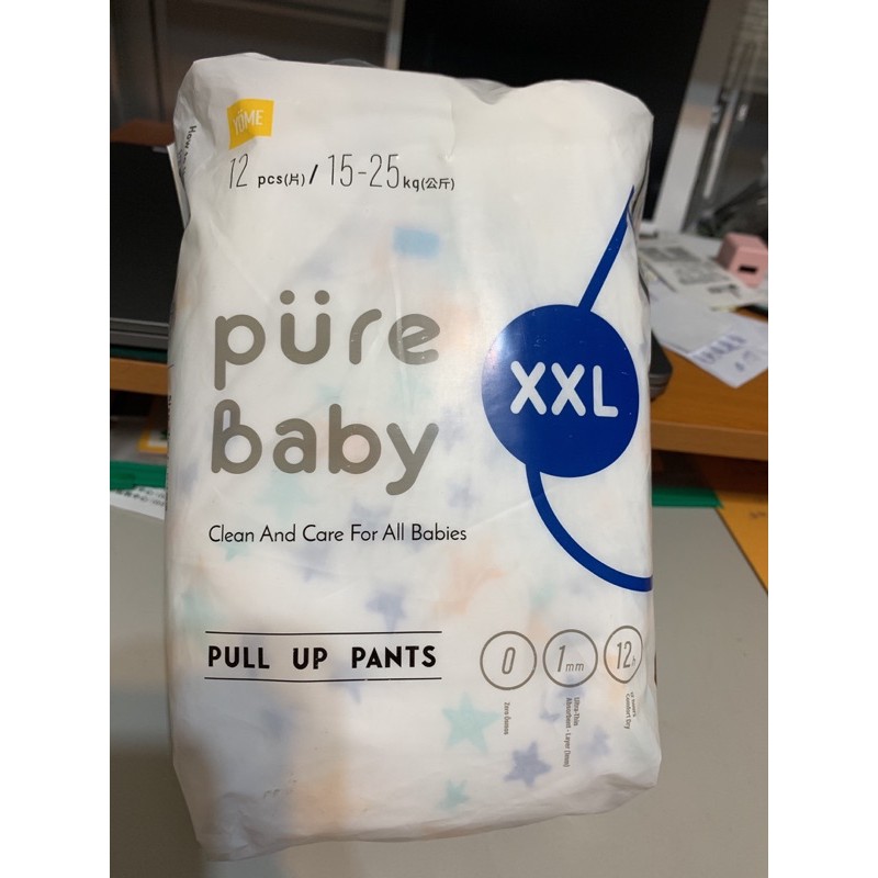 全新 新加玻頂級 PureBaby 拉拉褲 XXL 褲型 全新輕薄紙尿褲 新加坡嬰幼兒產品第一品牌 銷售冠軍