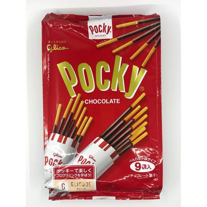 [哈日小丸子]固力果Pocky波奇巧克力棒(9袋)