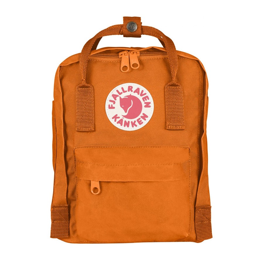 瑞典Fjallraven-F23561-212- Kanken Mini 復古後背包 小型方型書包-焦橘色