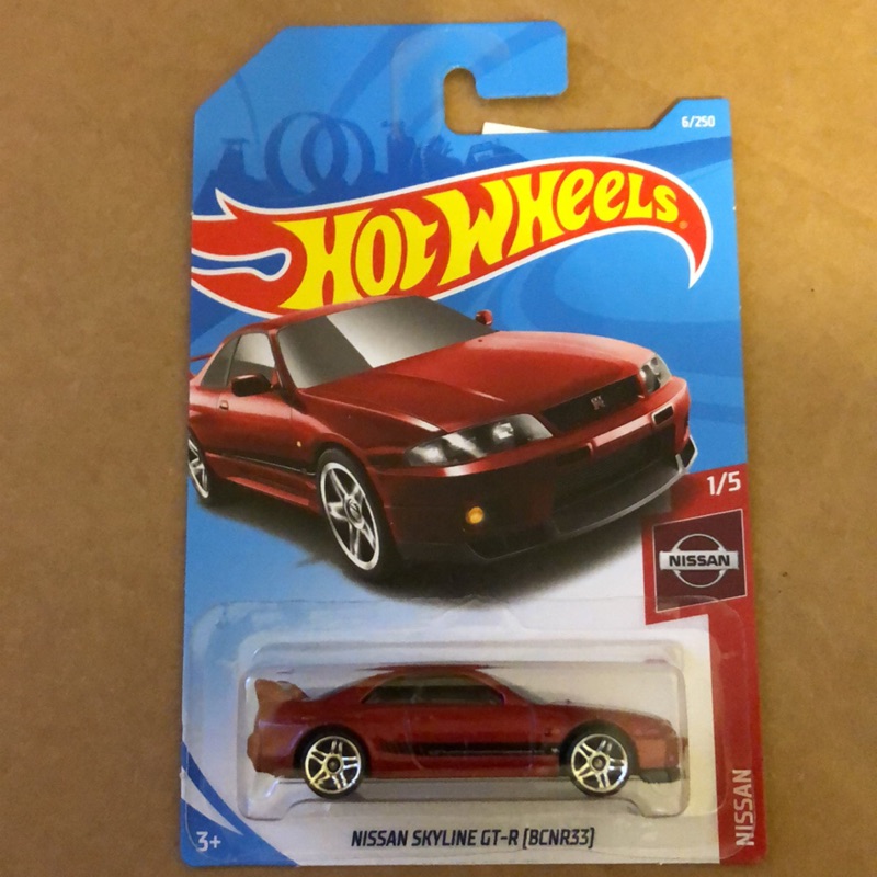 HOT WHEELS 風火輪 NISSAN SKYLINE GT-R (BCNR33)