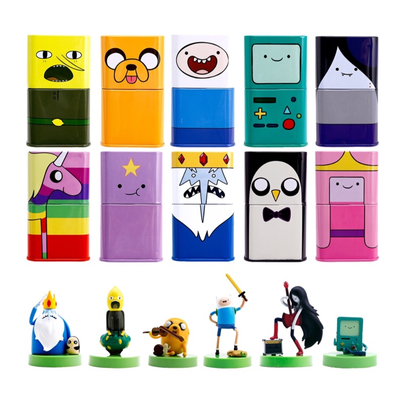 （預購）韓國代購 探險活寶 鐵盒公仔 公仔 adventure time