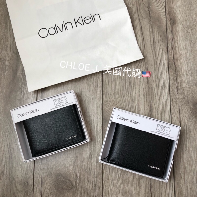 💕💕💕現貨💕💕💕[美國代購正品🇺🇸] Calvin Klein CK男款防刮短夾 禮盒