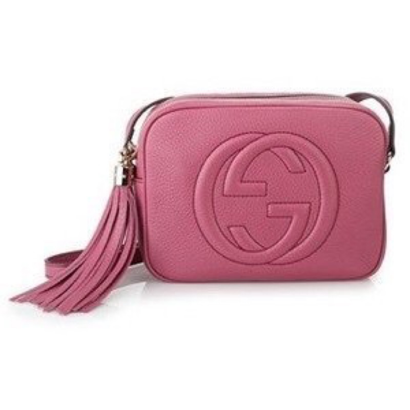 Gucci soho disco全新流蘇包玫瑰粉