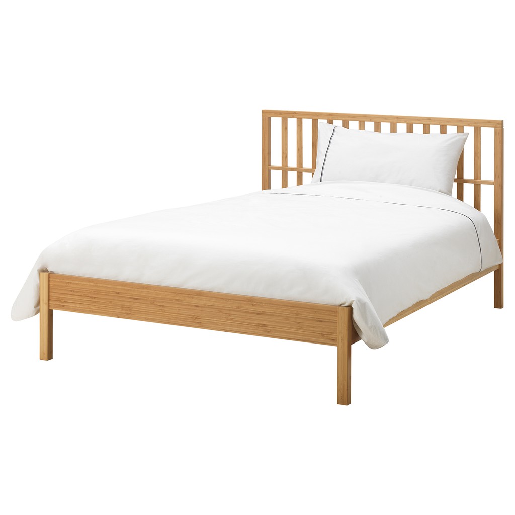 絕版品/北歐工業LOFT風格經典IKEA宜家KONGSHUS單人加大床框床架+床底板條/竹/二手八成新/特$4580
