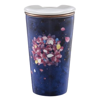 臺灣星巴克 2017年 STARBUCKS 櫻花 杯 夜櫻花語雙層馬克杯12oz 限量商品