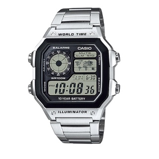 【CASIO 卡西歐】復古運動休閒電子錶( AE-1200WHD-1AVDF )