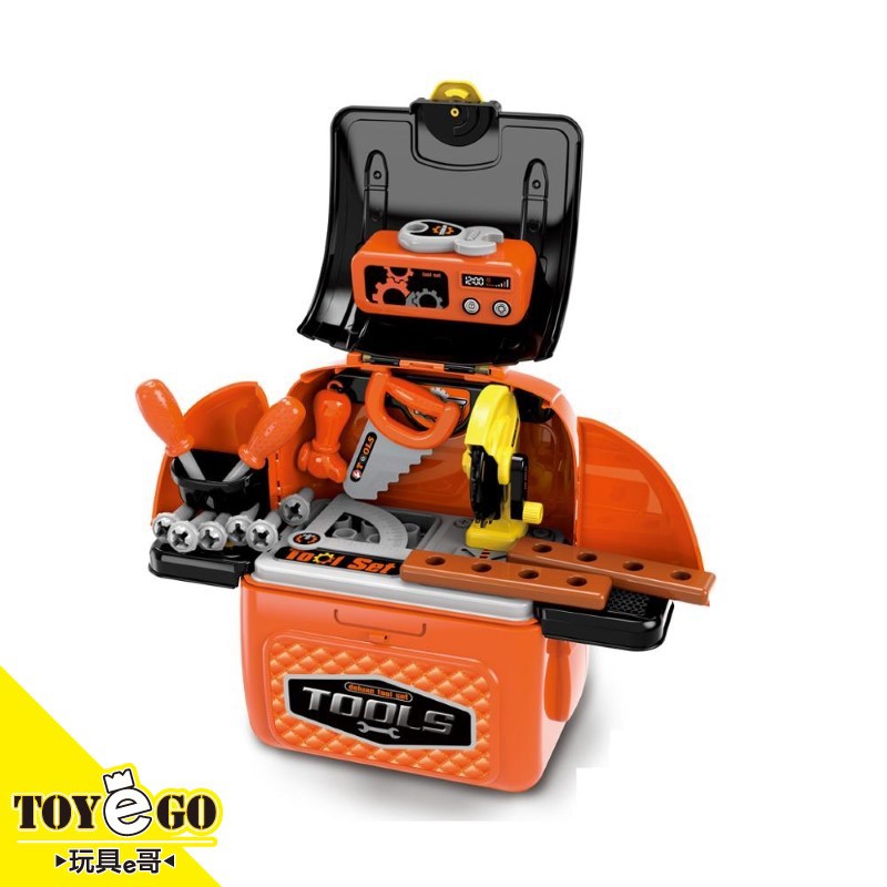 TOOLS Little Bag 玩具工具背包組 橘黑款 玩具e哥 24442