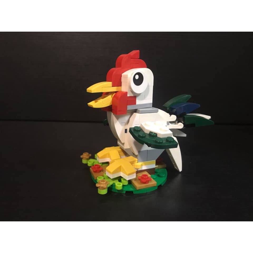 二手 展示品 好時光 Lego 樂高 季節 新年 40234 雞年 公雞 中國新年 農曆年 生肖