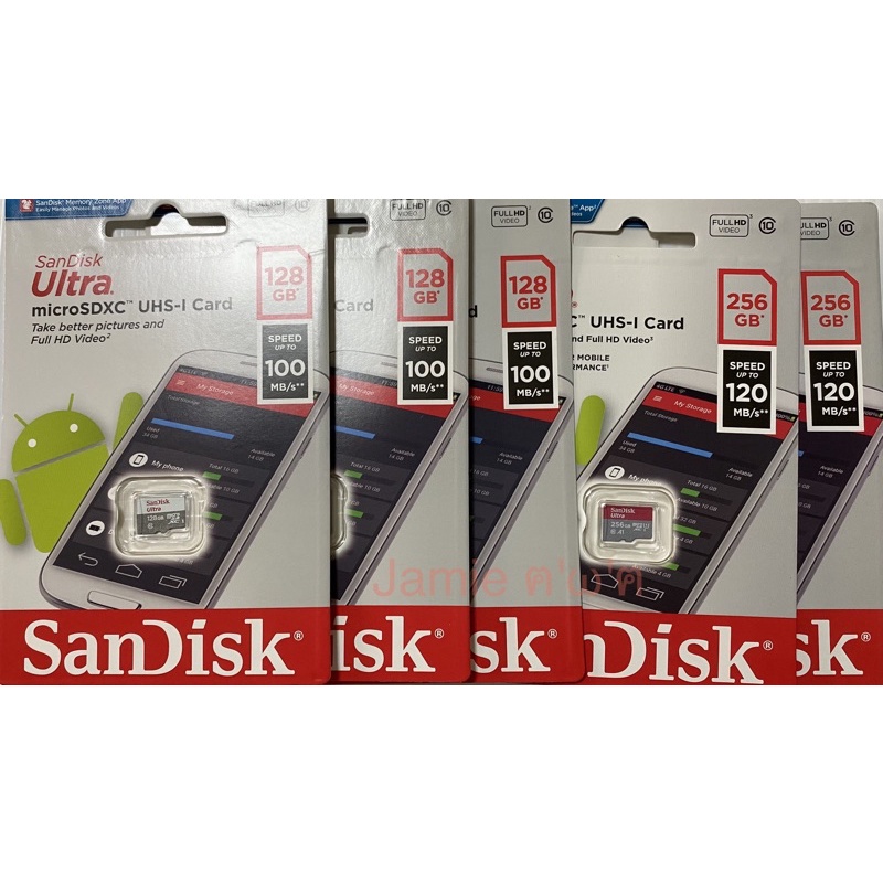 San Disk Ultra記憶卡 UHS-1 128GB 256GB MicroSDXC SD記憶卡switch相機