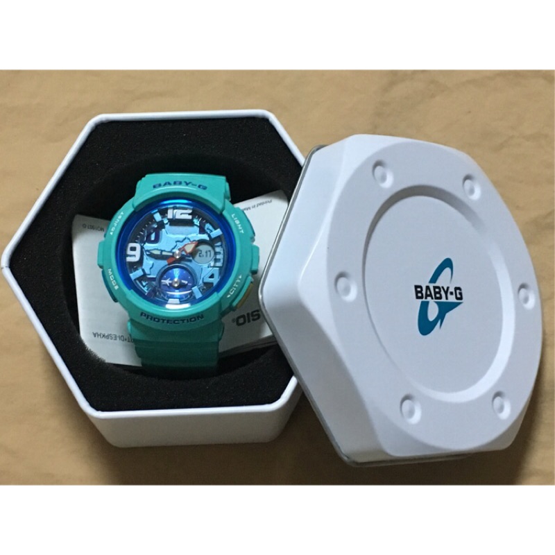 📌已售《現貨/便宜轉賣》正版CASIO G-SHOCK-綠色海灘旅行錶（BAG-190-3B)