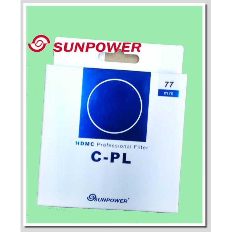 [送濾鏡袋] Sunpower TOP1 CPL HDMC 77mm 偏光鏡 鈦合金 湧蓮公司貨~快速出貨 CPL77