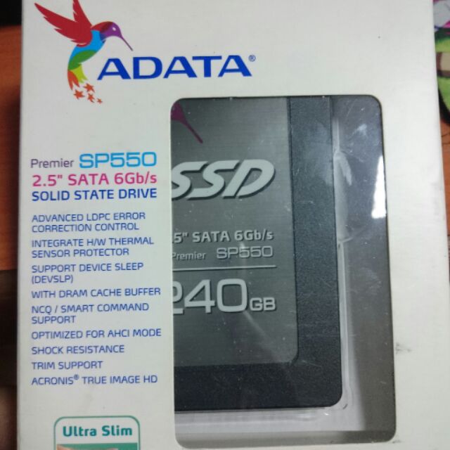 ADATA 威剛 SSD  SP550  240GB  近全新