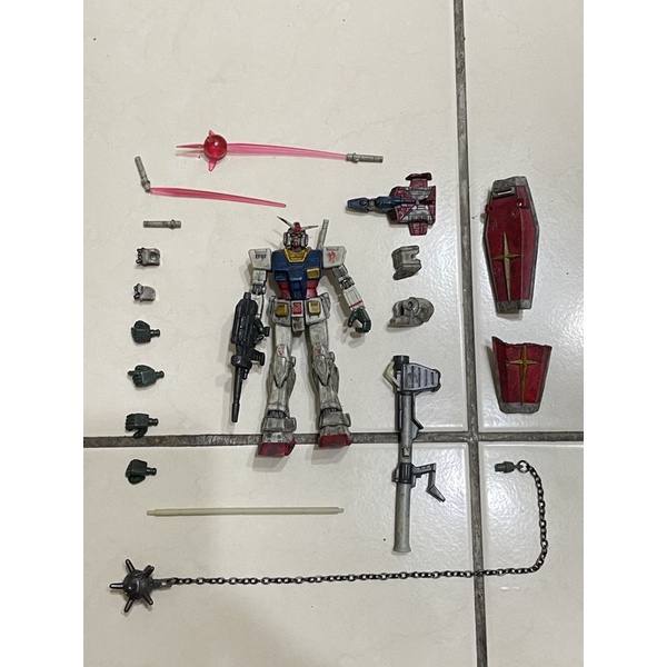 【二手】機動戰士 鋼彈 RX 78-2 戰損 BATTLE SCARRED 三國志 SD鋼彈 曹操 夏侯淵 夏侯惇 劉備