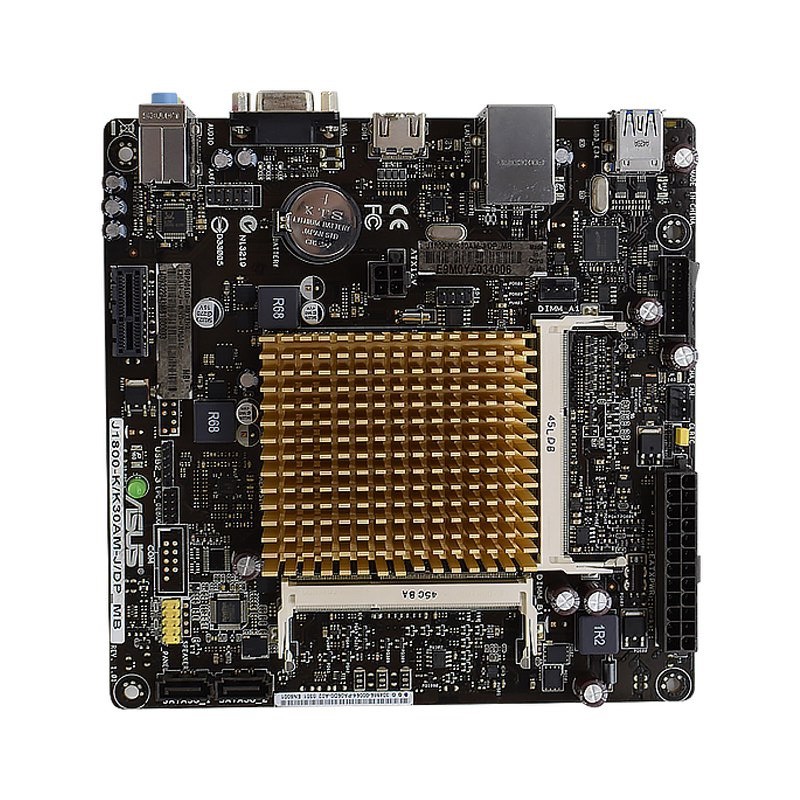 華碩 ASUS J1800-K 內含CPU 整合型 MINI 迷你主機板、故障板、不開機、提供報帳或維修用
