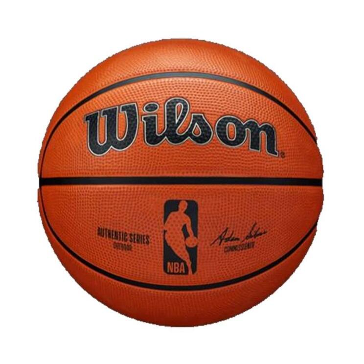 [爾東體育] WILSON 籃球 NBA AUTH 系列 7號籃球 橡膠籃球 室外籃球 WTB7300