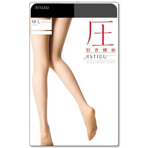 日本製，知名品牌ATSUGI 厚木，機能性系列，膚色「壓」防勾紗，加壓塑身抗紫外線，易穿美腳絲襪褲襪，抗菌加工