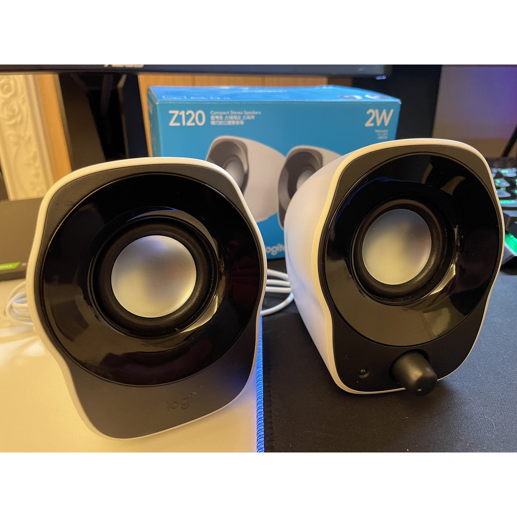 (自售) Logitech 羅技 Z120 2.0 音箱系統 迷你立體聲音箱