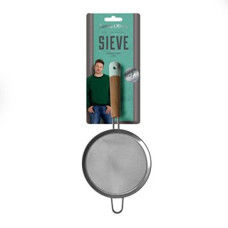 【英國Jamie Oliver】 傑米．奧利佛 Tiffany藍 相思木柄 不銹鋼漏勺 漏網 油炸過濾勺 豆漿油漏勺