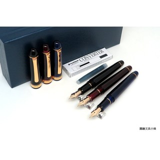 【圓融文具小妹】日本 白金 Platinum Century 3776 系列 14K F尖 教堂藍 酒紅 黑 鋼筆