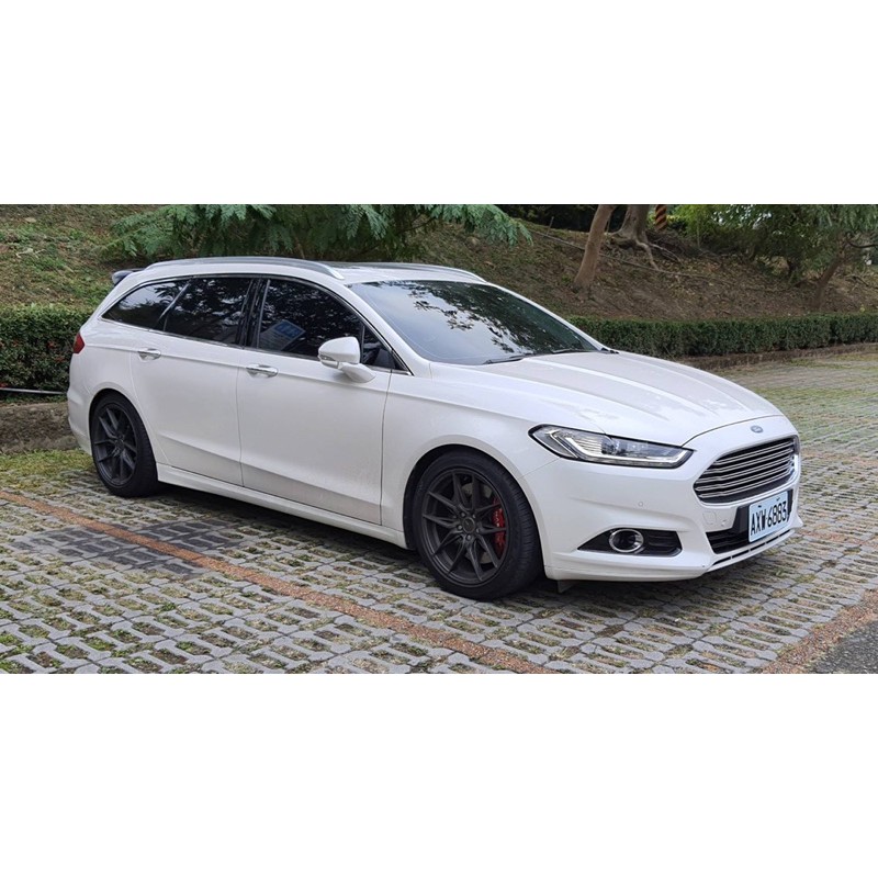 R2車業有限公司 18年mondeo Wagon 改裝世盟時尚紅色大四330前面煞車卡鉗套件組 含煞車油管 來令片全新 蝦皮購物