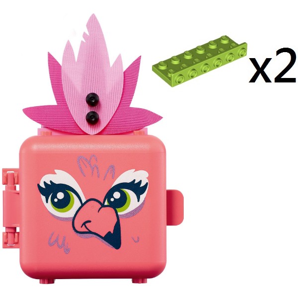 拆售 41662 LEGO Friends Flamingo Cube 樂高朋友只賣紅鶴寵物秘密寶盒外殼 無人偶無動物