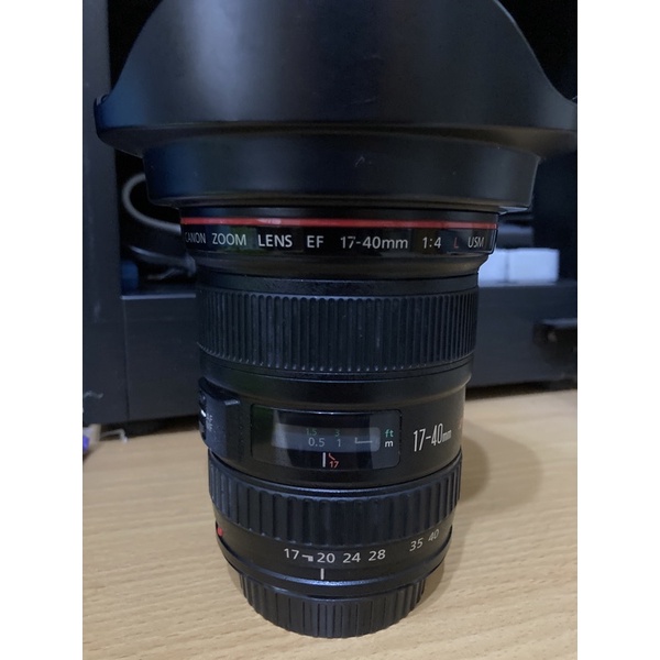 [二手]Canon EF 17-40mm f/4L USM 含遮光罩、保護袋、原盒