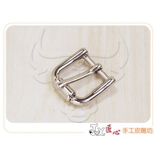 20mm中鐵環 皮帶頭(銀)(I20131)【匠心手工皮雕坊】DIY 拼布 皮革 皮件 手縫 工藝 皮帶
