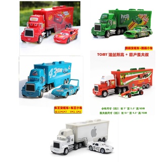 TOMY /tomica賽車/汽車總動員2 3合金汽車模型 麥昆 紅色麥大叔