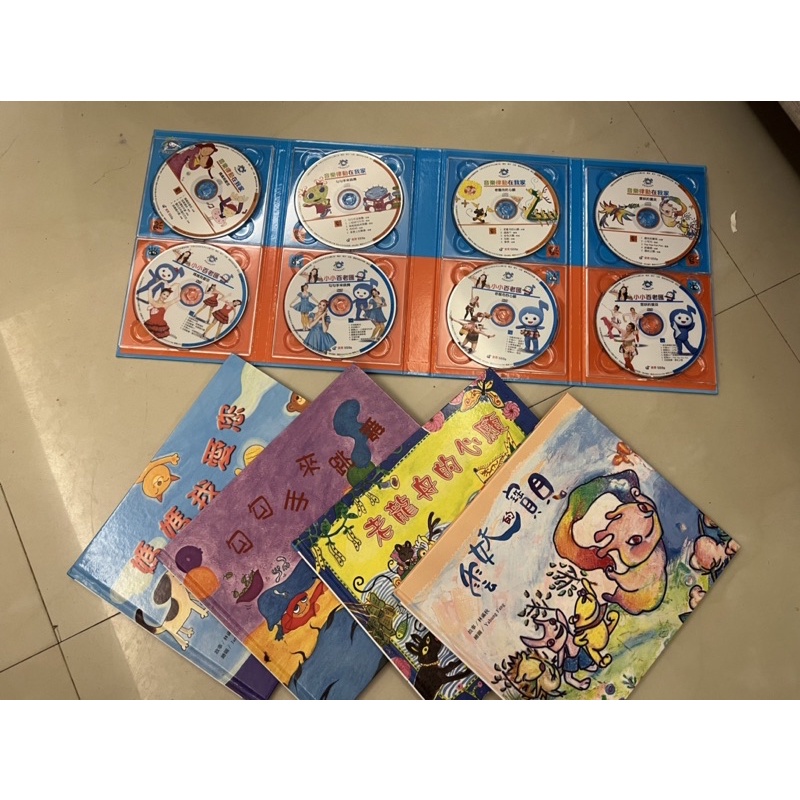 美育奧福Titita 看世界玩音樂4本書+CD+DVD