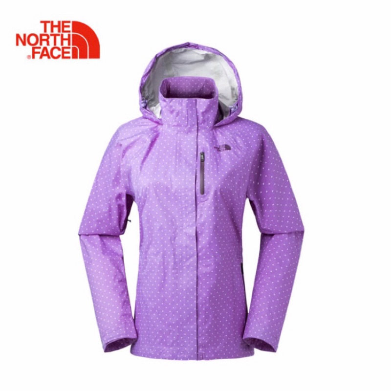 The North Face M尺寸女款紫色DRYVENT防水透氣衝鋒衣