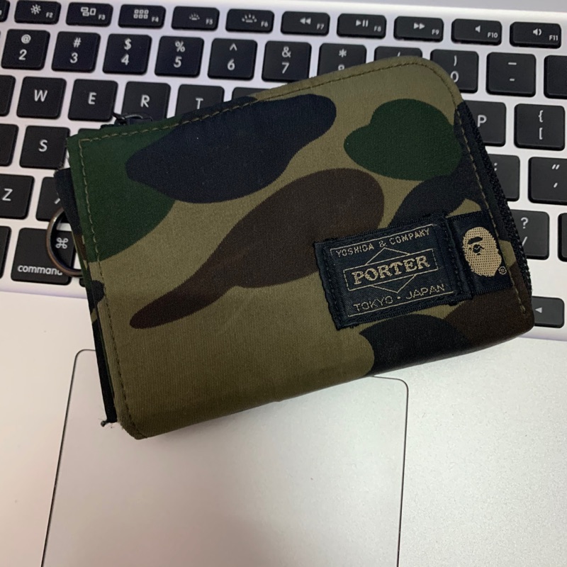 Bape A bathing ape porter 聯名 錢包 皮夾 零錢包 卡夾