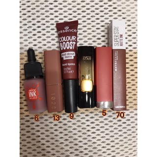 二手唇膏peripera/1028/maybelline/loreal