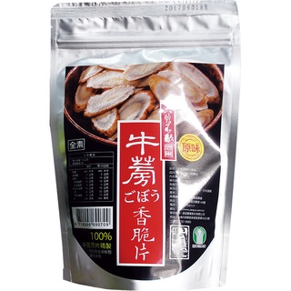 臺南將軍農會 牛蒡脆片-100g/包(原味)[大買家]