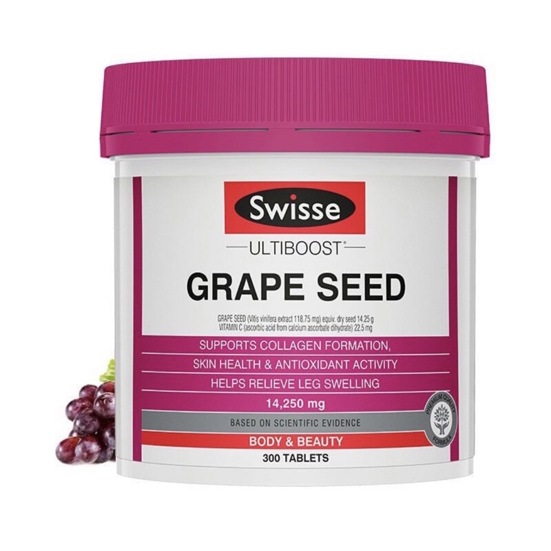 ［SWISSE ULTIBOOST］ 澳洲代購🔆Grape Seed葡萄籽🍇養顏美容聖品！澳洲伴手禮💘即期商品⚠️