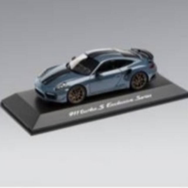 保時捷車主精品全新德國原版911 Turbo  Exclusive Series墨藍限定版1/43模型車（911系列H）