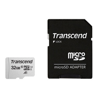 Transcend 創見｜microSD U1 300S 記憶卡 附轉接卡 (32／64／128GB)