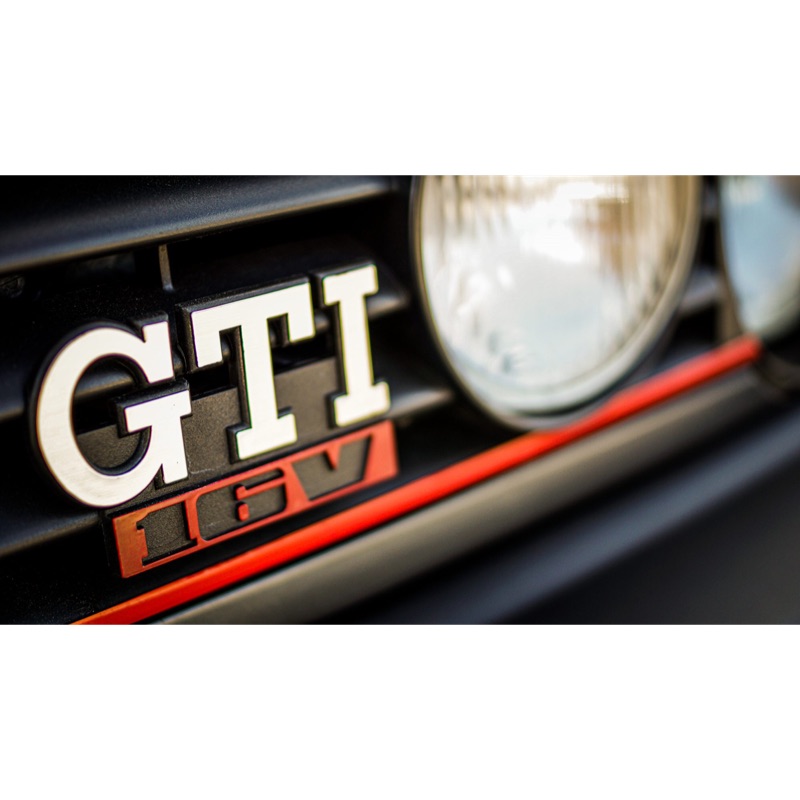 VW GOLF MK2 GTI水箱罩Logo