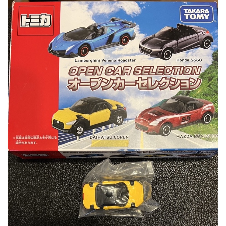 Tomica 敞篷車 26 98 52 大發 copen 車組