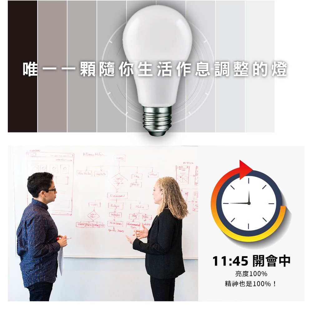 【燈聚】麗光 麗元BLTC LED 球泡 8W 無段式調光 漸亮式 燈泡 全電壓 白光/黃光