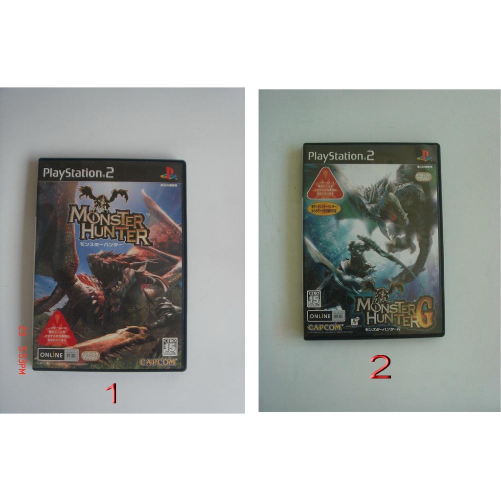Ps2 魔物獵人系列魔物獵人1 2 G Monster Hunter 蝦皮購物