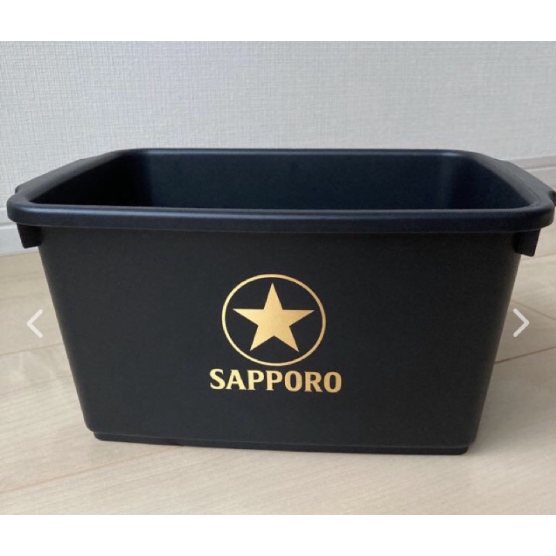 日本 SAPPORO 啤酒杯 收納箱 籃 收納籃 折疊 收納 籃子