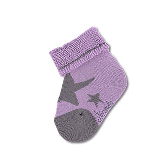 【STERNTALER.】德國 厚底寶寶襪子-星星紫(6cm) C-8301613-636